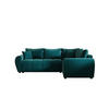 ECKSOFA MOLISA L PLUS Itaka 39 Rechts mit Schlaffunktion - Türkis, Textil (235/175cm) - Bedante