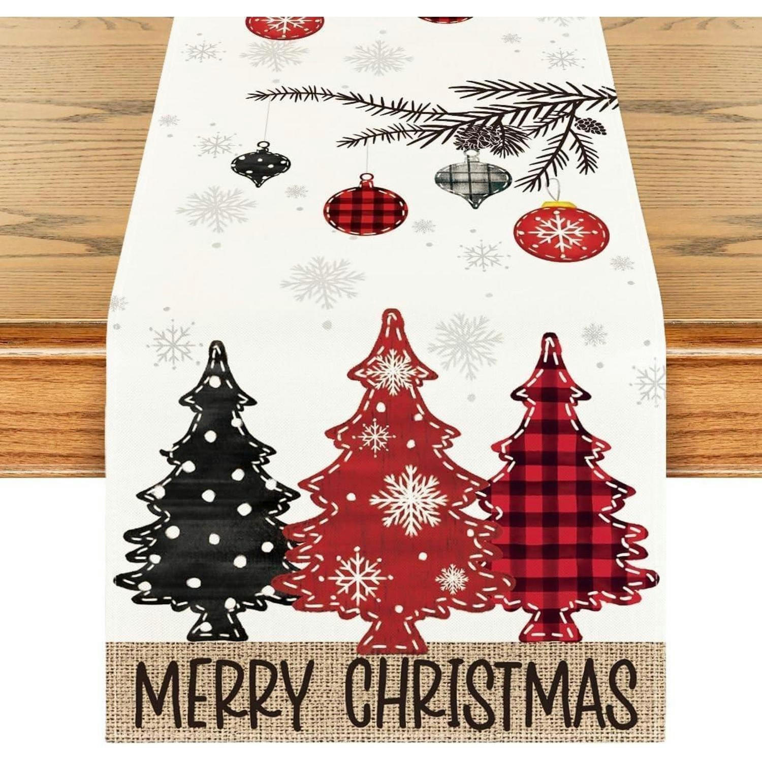TISCHLÄUFER Weihnachten 33 x 183 cm - Multicolor, Textil (183/33/1.5cm)