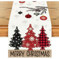 TISCHLÄUFER Weihnachten 33 x 183 cm - Multicolor, Textil (183/33/1.5cm)