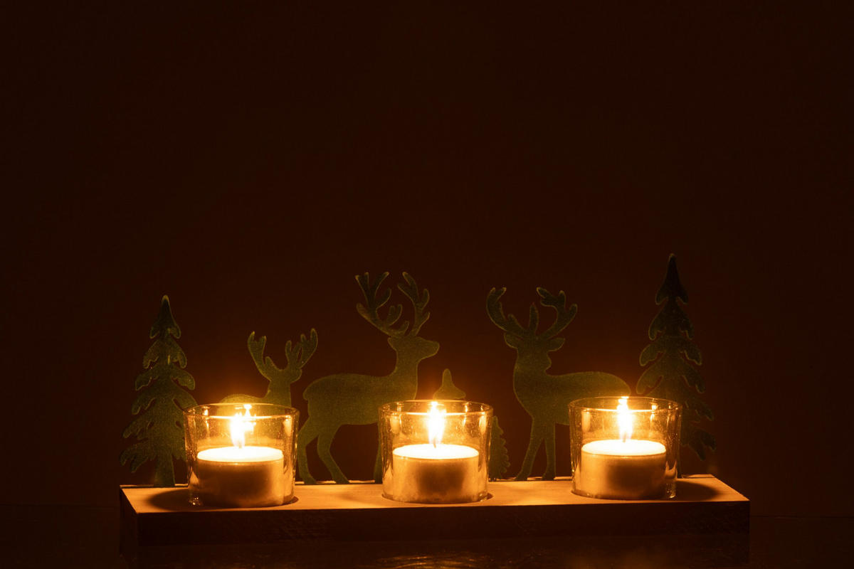 WINDLICHT Gehölz - Grün, Metall (8/11cm) - J-Line