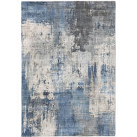 TEPPICH Mara Blau 160x230 cm - Blau, Textil (160/1cm) - KUNSTLOFT