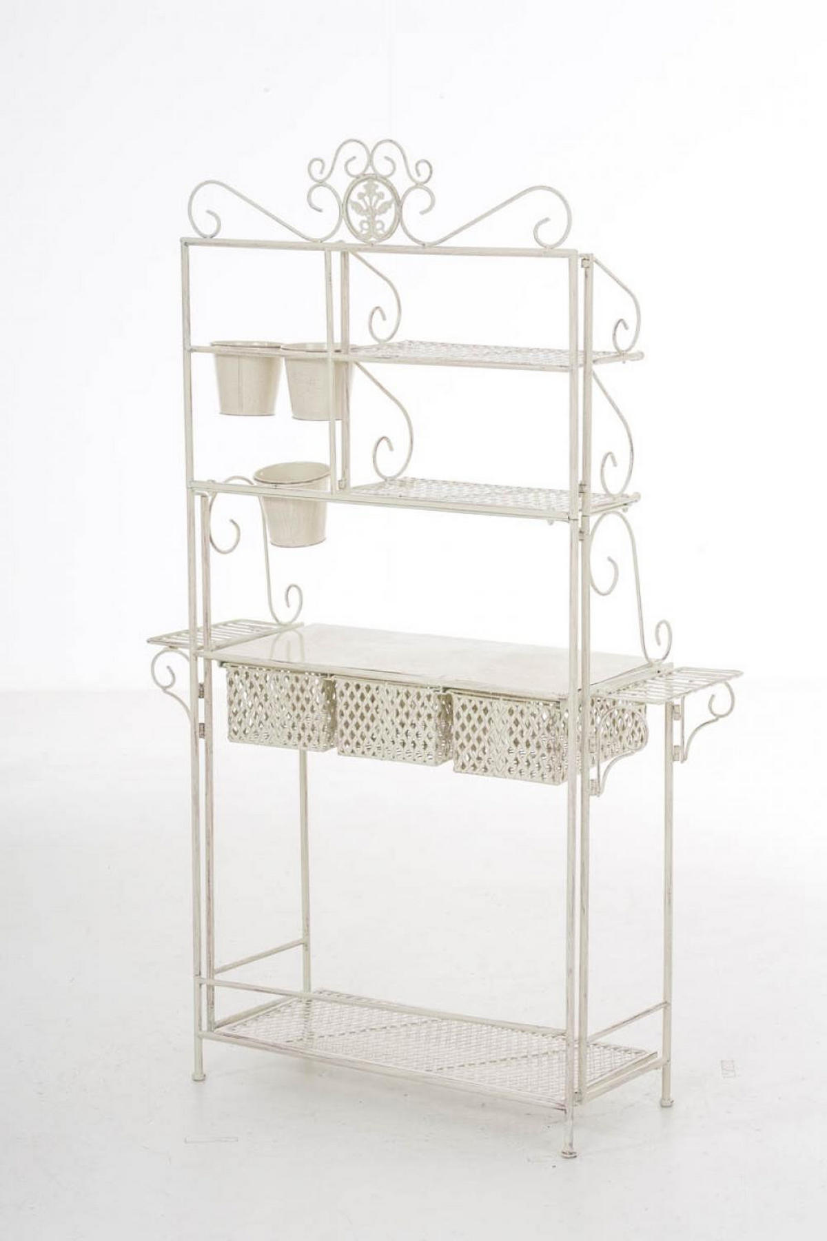 STANDREGAL Metall Antik-Creme - Creme, Metall (94/149/30cm) - CLP