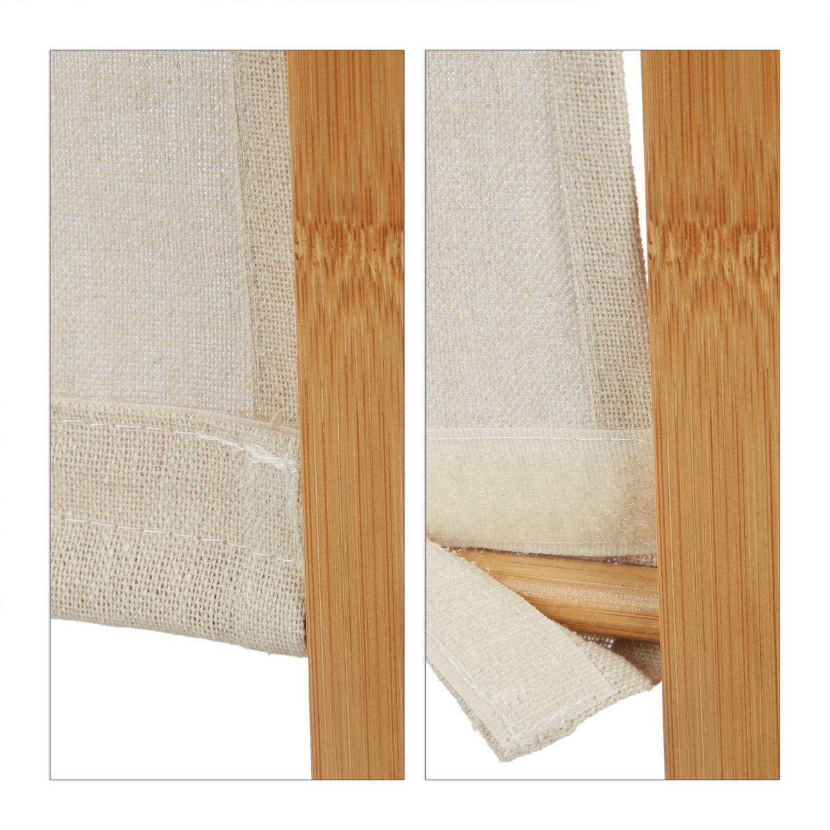 3TLG.PARAVENT - Multicolor, Holz/Textil (120/170/1.5cm) - Relaxdays