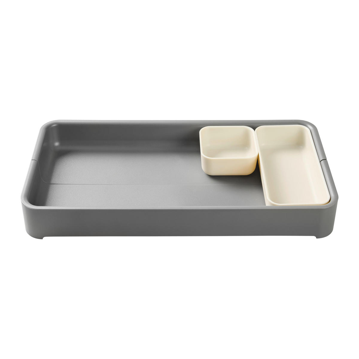 BESTECKEINSATZ Lis Grau - Grau, Kunststoff (19.1/4.8/38.1cm) - Mömax