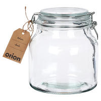 VORRATSGLAS Irma Clipverschluss 2,4 l Transparent - Transparent, Glas (2.4L) - Orion 