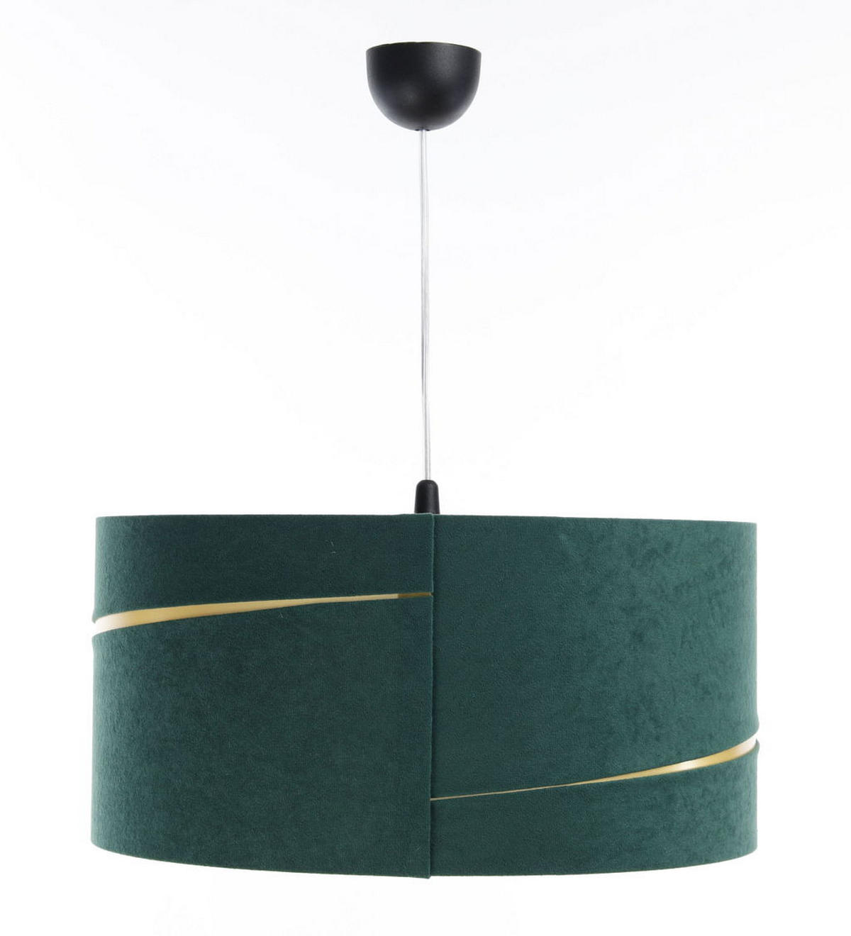 HÄNGELEUCHTE Grün 60/30 cm - Goldfarben/Grün, Kunststoff (60/0.4/30cm) - ONZENO