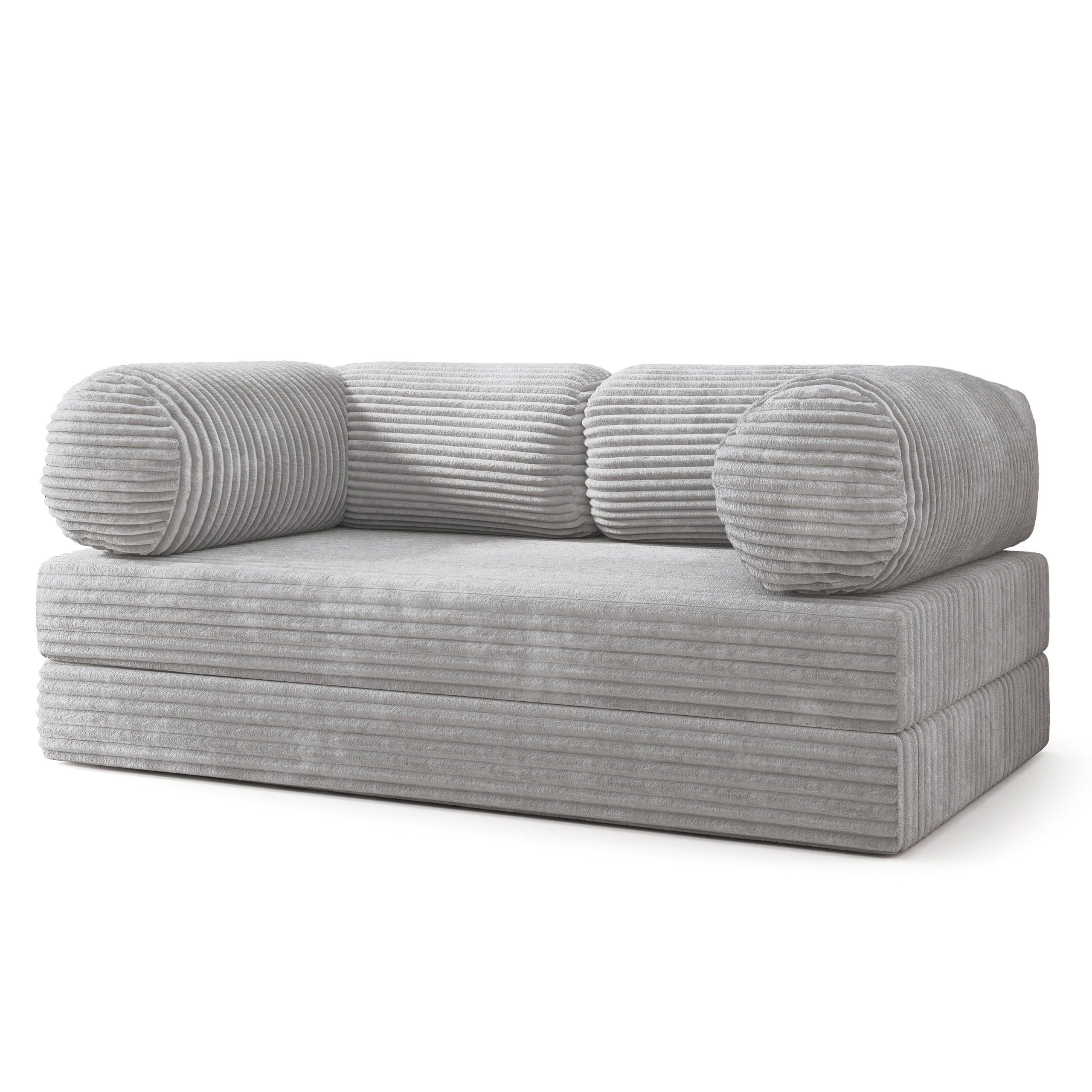 Masseno Bettsofa Grau 170x68x80 cm