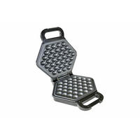 WAFFELEISEN Bubble, 700W, Antihaft, 180° drehbar - Schwarz, Kunststoff (38/32.6/56.5cm) - Westfalia
