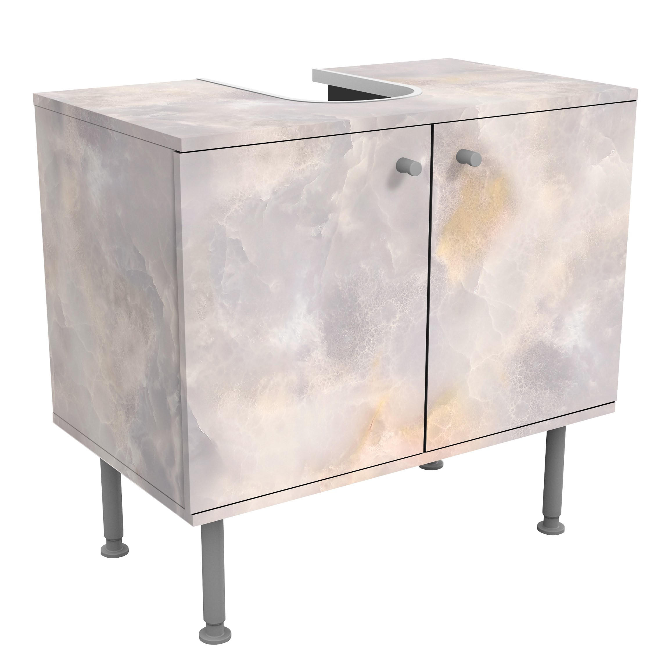 Bilderwelten Waschbeckenunterschrank Grau 60x55x35 cm