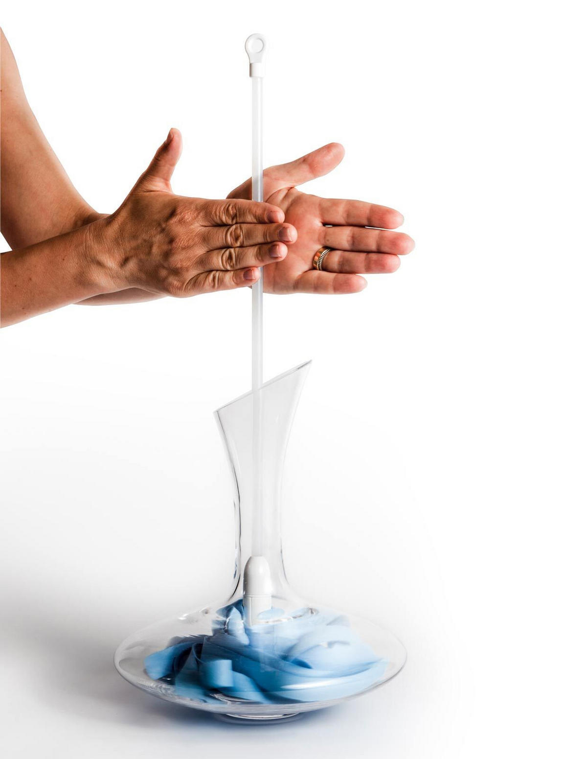 GESCHENKSET DEKANTER No Drop Effekt transparent 750 ml 3er Set - Transparent, Glas (0.75L) - Eisch