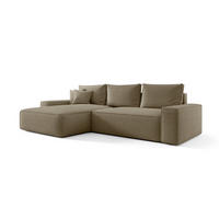 ECKSOFA Walken Mit Schlaffunktion - Braun, Holzwerkstoff/Textil (280/185cm) - Fun Möbel