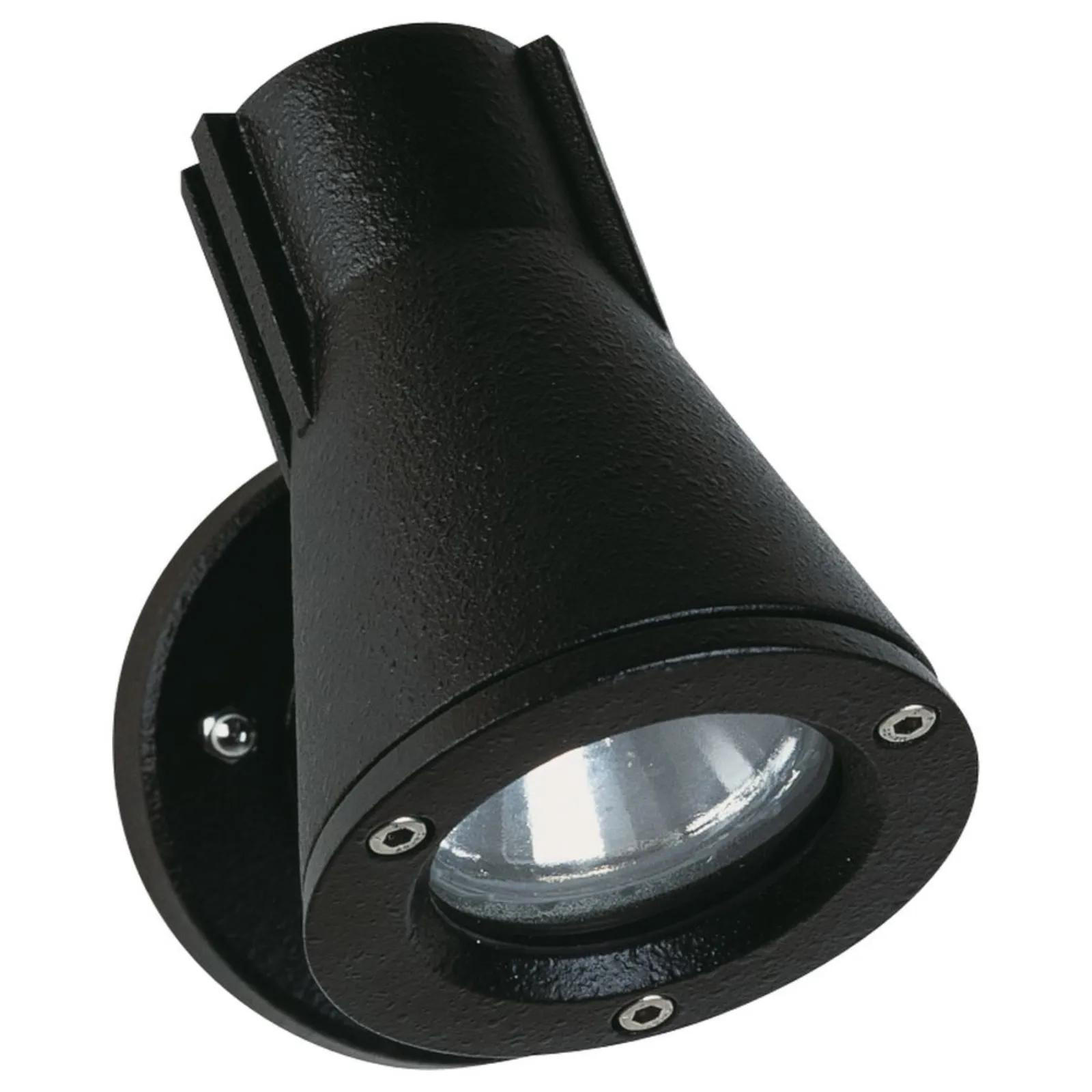 AUSSENSTRAHLER Schwarz - Schwarz, Metall (5/5/17cm) - click-licht