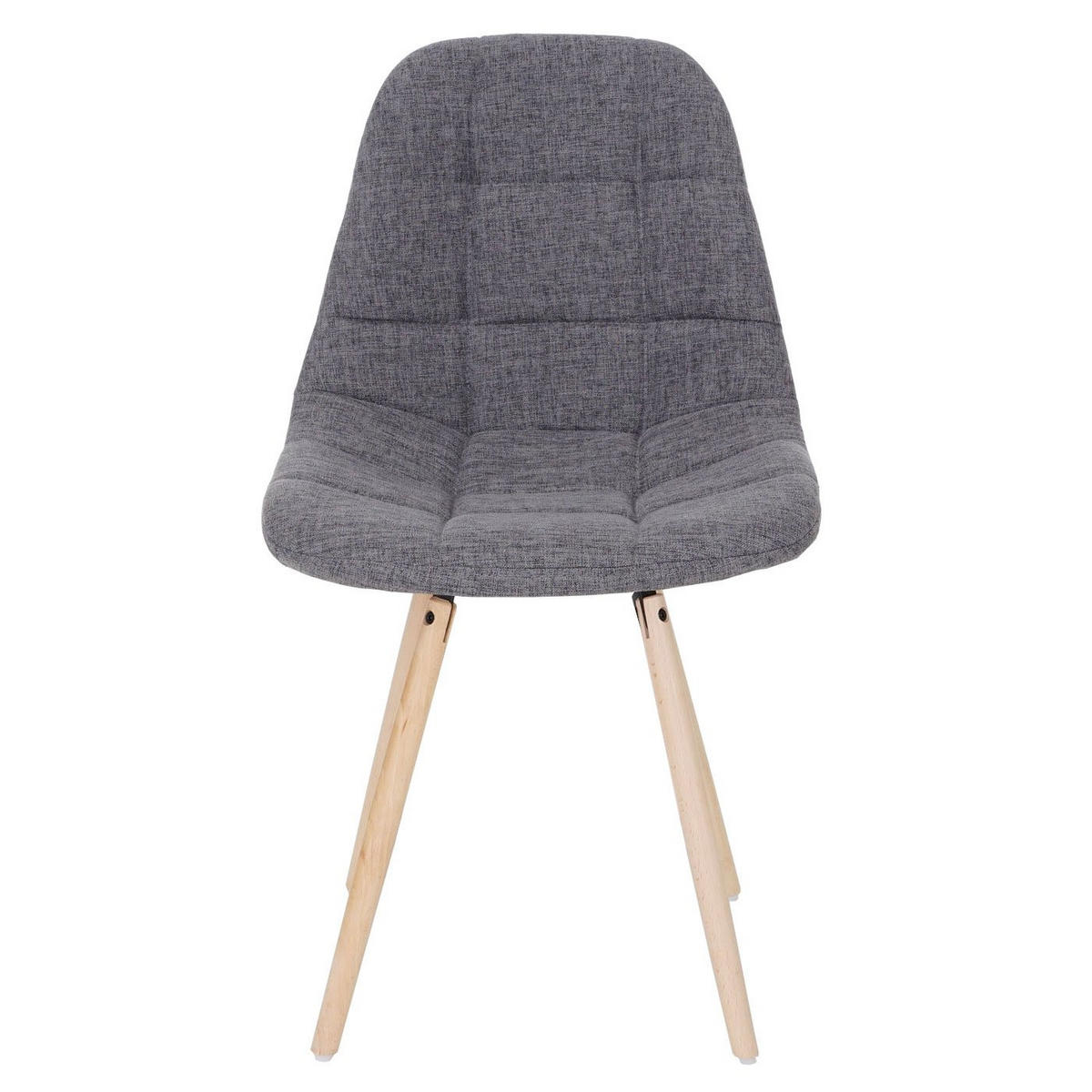 ESSZIMMERSTUHL I Grau 2er-Set - Grau, Textil (47/82/53cm) - MCW