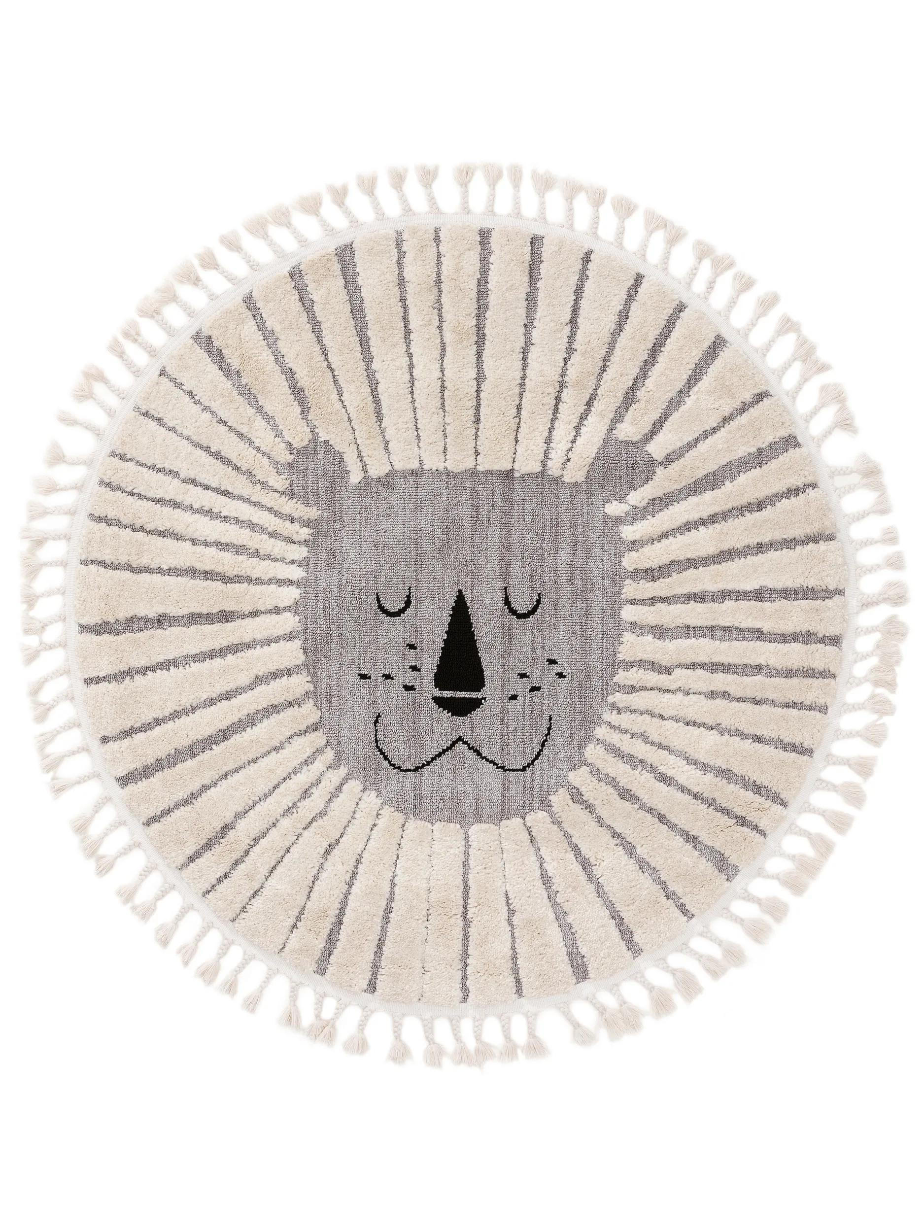 KINDERTEPPICH Momo Grau ø 120 cm rund - Grau, Textil (120/120cm) - Lytte