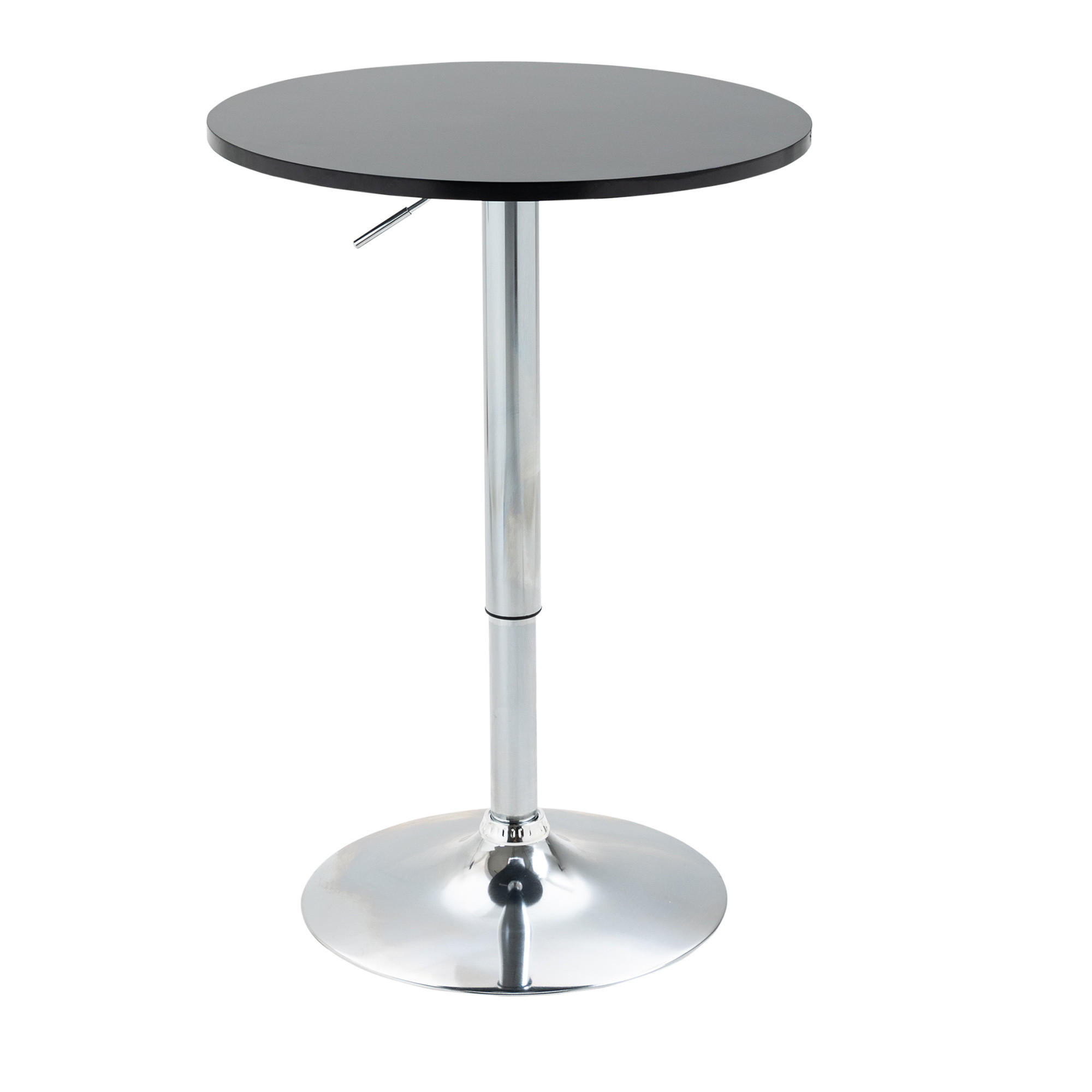 BARTISCH, MDF, Steel, Schwarz - Schwarz, Kunststoff (61/70/61cm) - HOMCOM