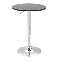 BARTISCH, MDF, Steel, Schwarz - Schwarz, Kunststoff (61/70/61cm) - HOMCOM