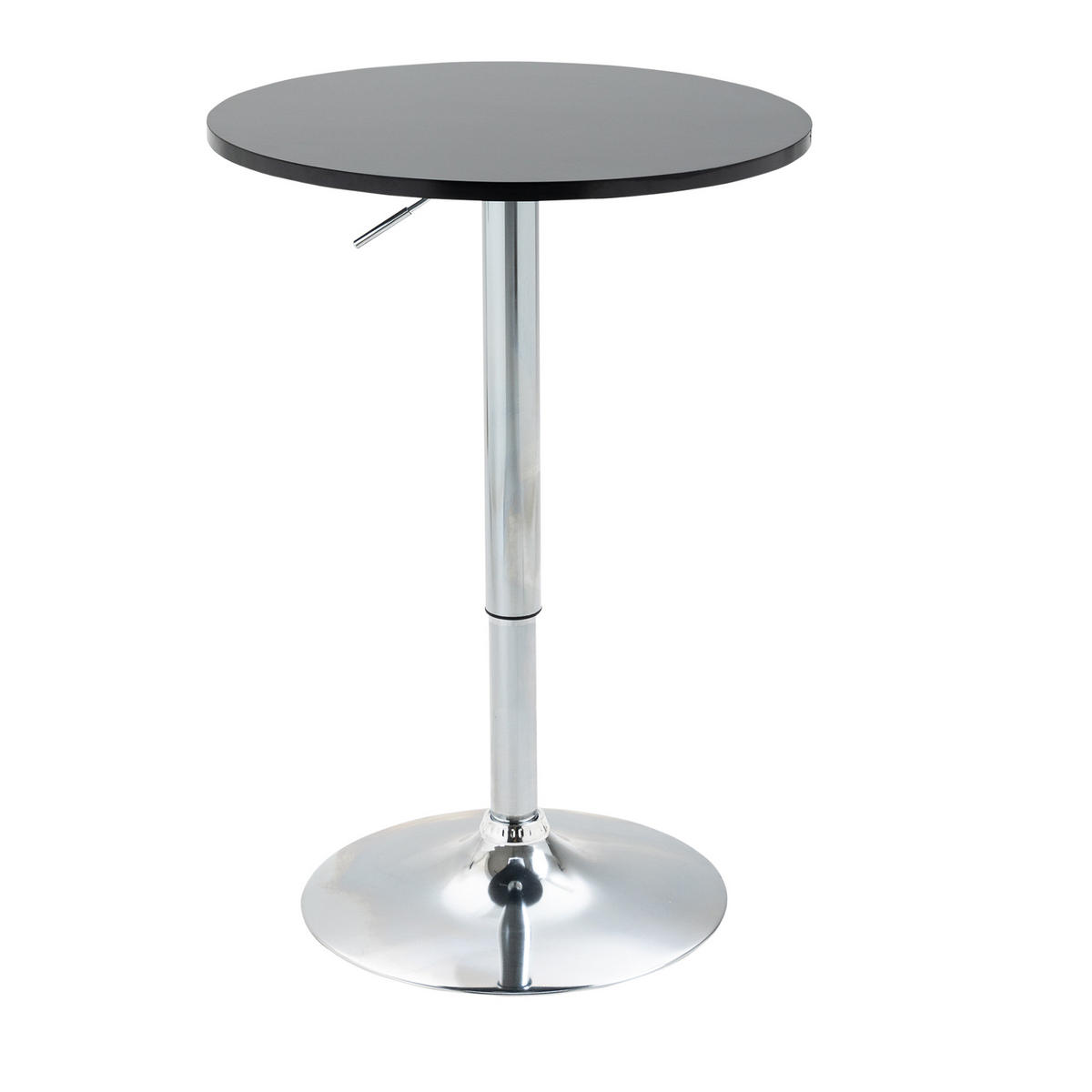 BARTISCH, MDF, Steel, Schwarz - Schwarz, Kunststoff (61/70/61cm) - HOMCOM