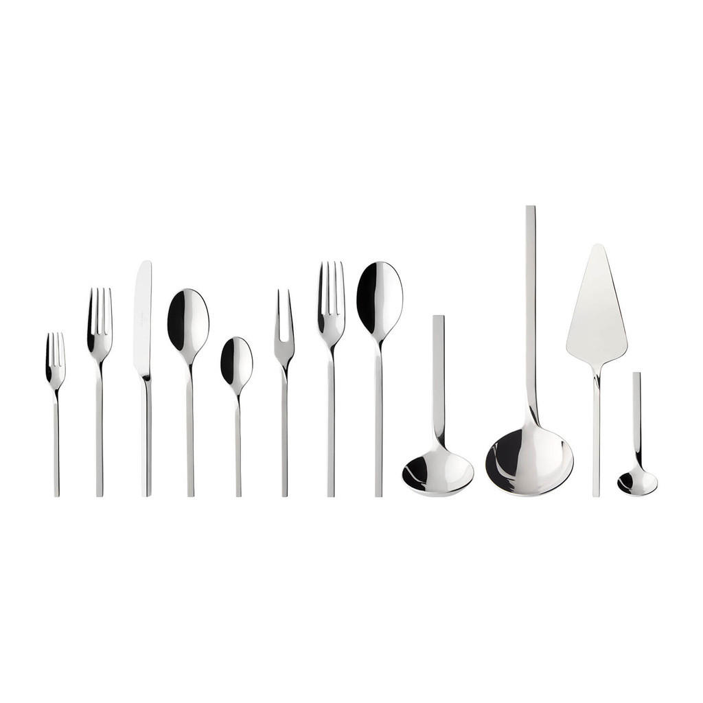 TAFELBESTECK NewWave silber 70er Set - Silberfarben, Metall - Villeroy & Boch