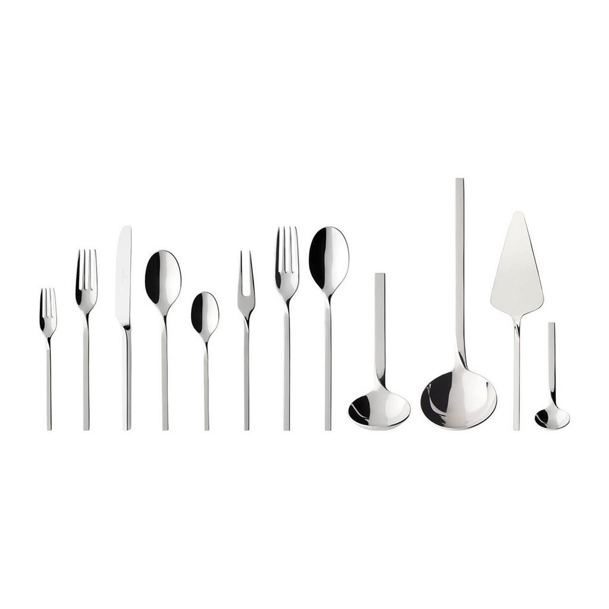 TAFELBESTECK NewWave silber 70er Set - Silberfarben, Metall - Villeroy & Boch