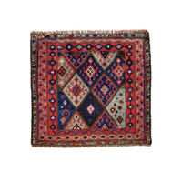 TEPPICH Gashgai Mehrfarbig 62/66 cm Schurwolle - Multicolor, Textil (66/62cm) - Looma