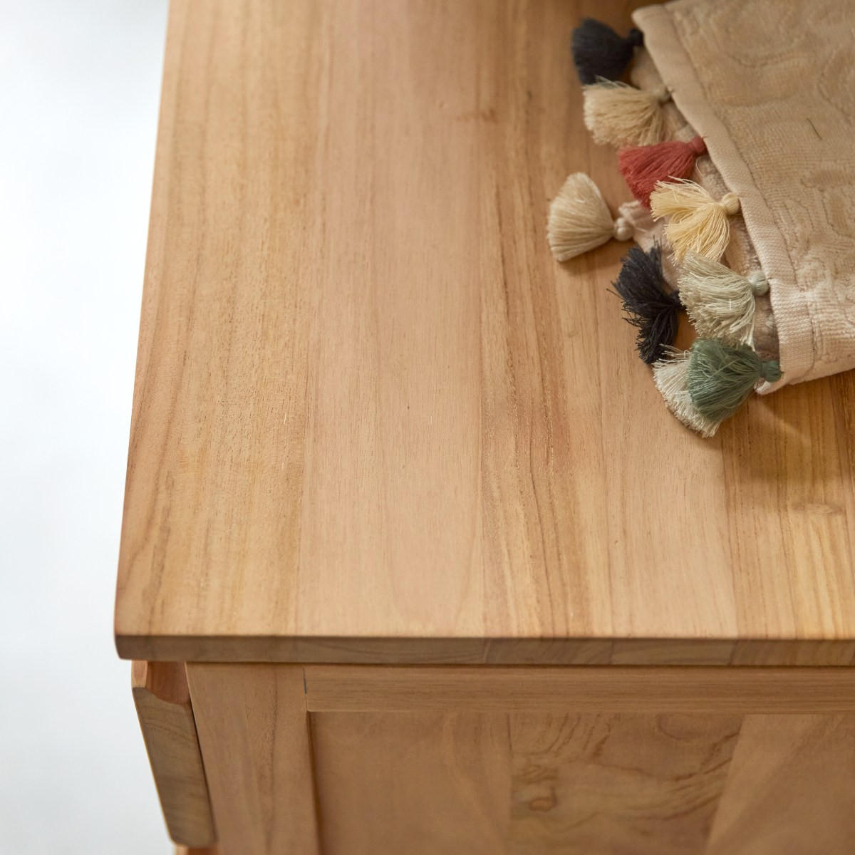 WASCHTISCHUNTERSCHRANK Jacob Natur aus Teak - Naturfarben, Holz (80/51/45cm) - Tikamoon
