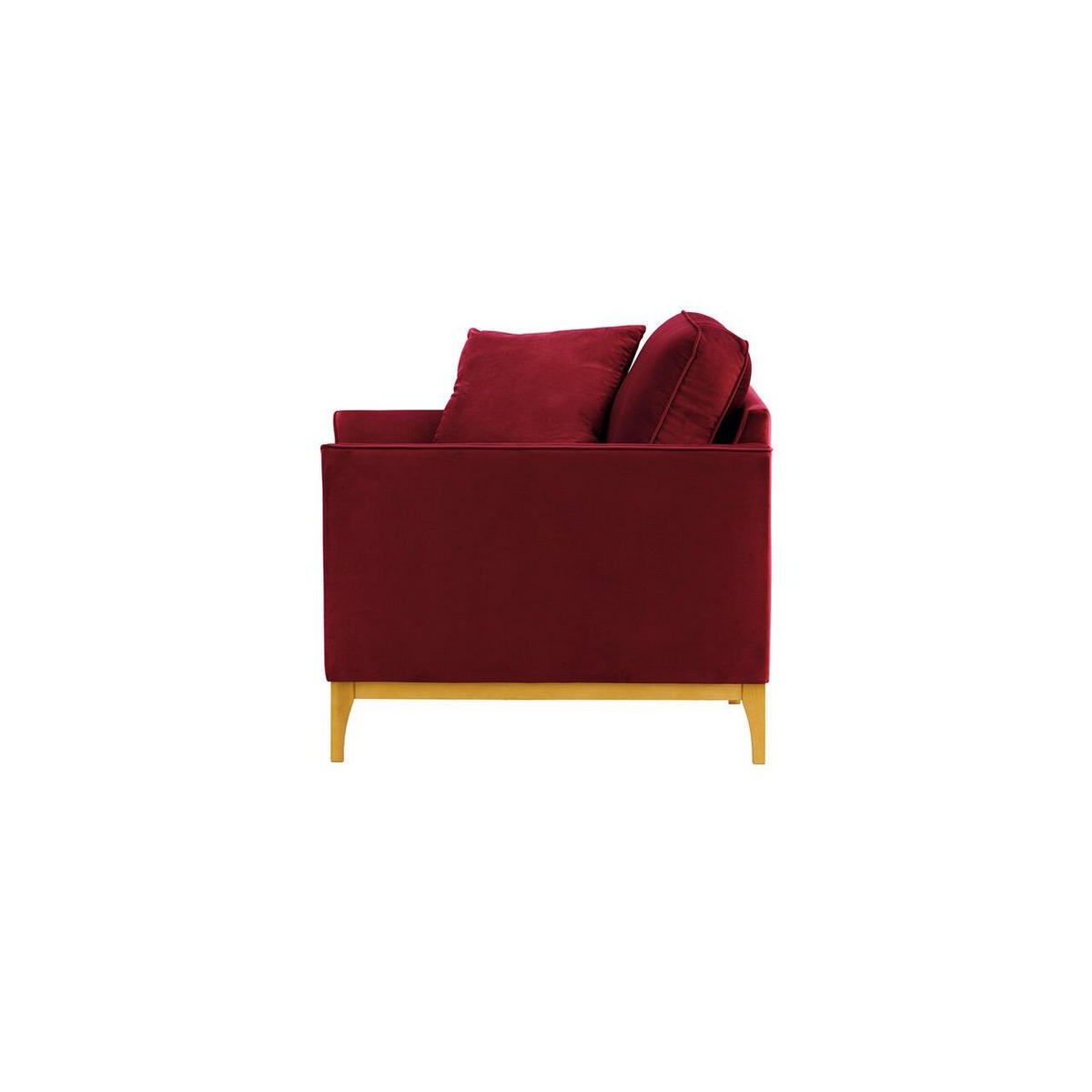 SESSEL Linara-Velluto 7 - Rot, Holz/Textil (81/91/95cm)