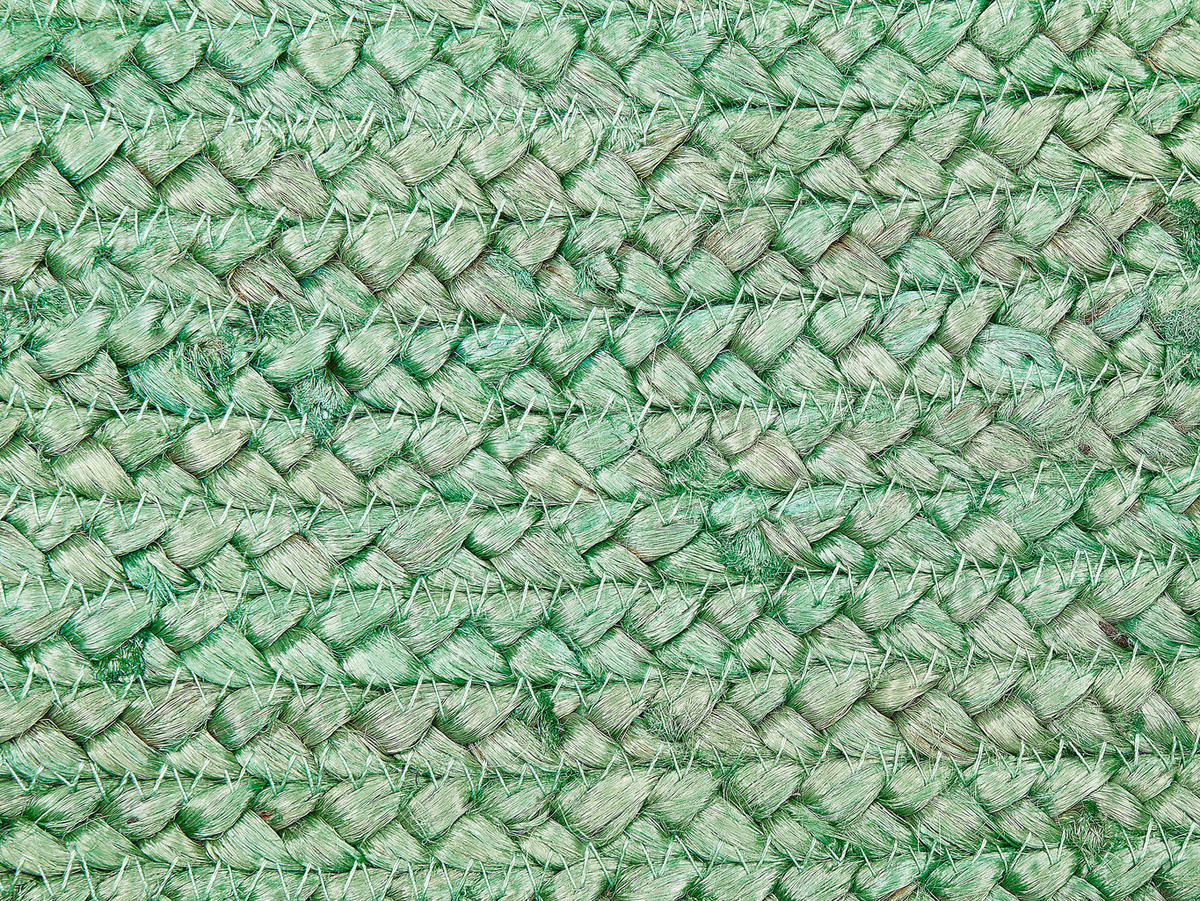 POUF Dhadar 45/45/30 cm - Grün, Naturmaterialien (45/30/45cm) - Beliani