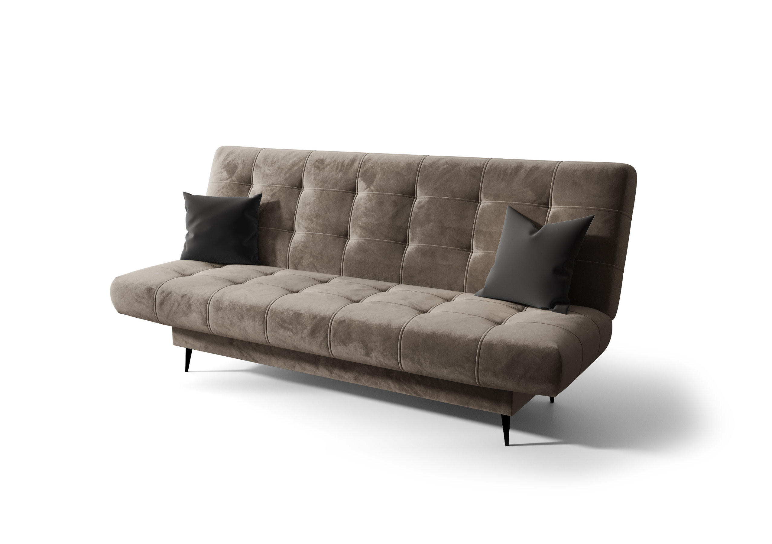 O-Sofa Schlafsofa Hellbraun 200x97x97 cm
