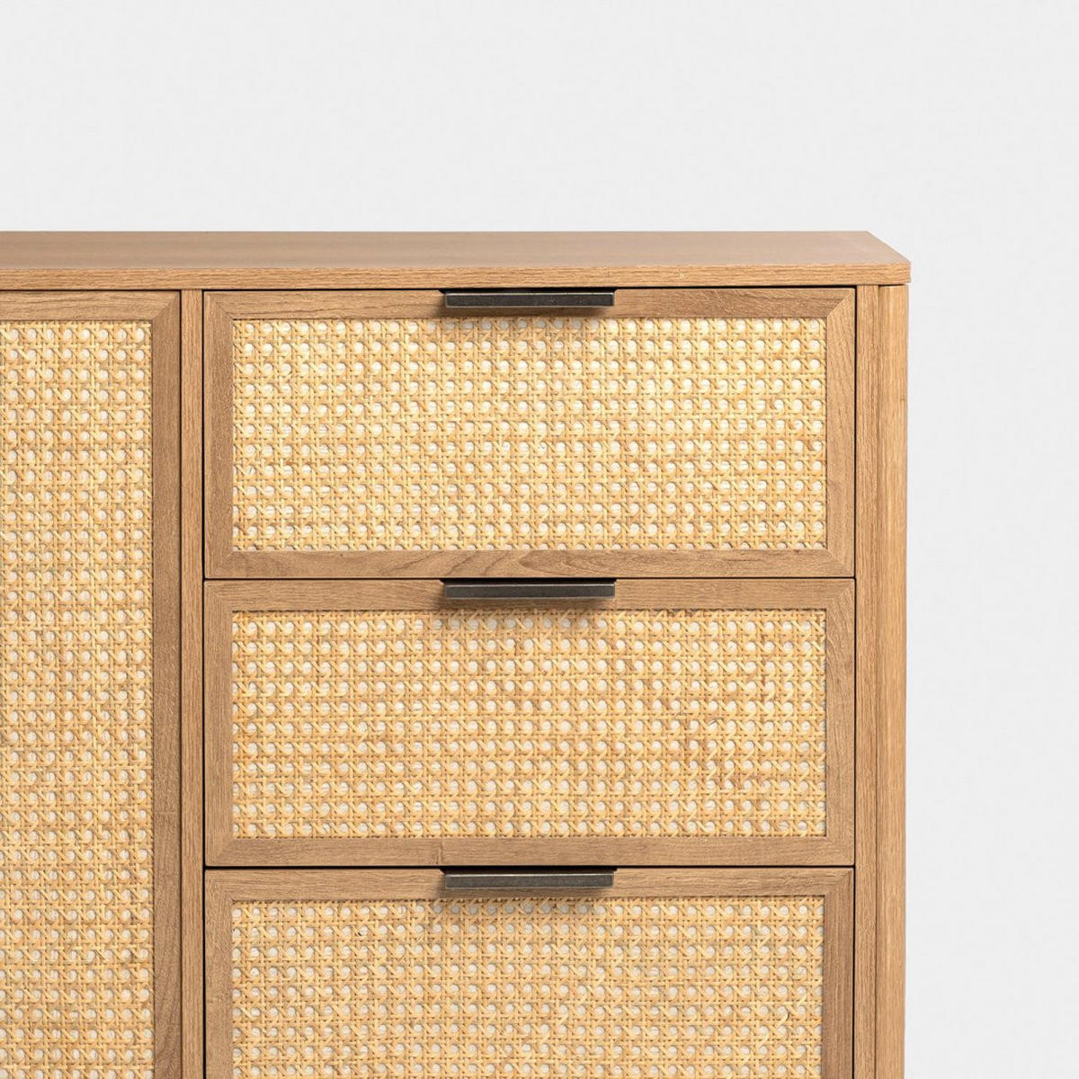 ANRICHTE NIEDRIGE Bent Natürlich 150 cm x 76 cm - Naturfarben, Holzwerkstoff (150/76/40cm) - Klast Home