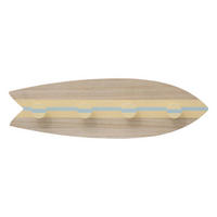 KLEIDERHAKEN Australie 16,5/4,8/54,5 cm - Beige, Holzwerkstoff (4.8/54.5/16.5cm) - Atmosphera for kids