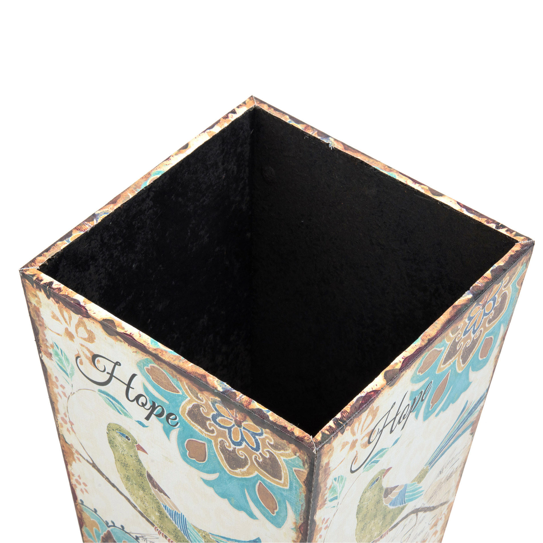 SCHIRMSTÄNDER Weiß 20/20/26 cm - Multicolor, Holzwerkstoff (20/26/20cm) - Mobili Rebecca