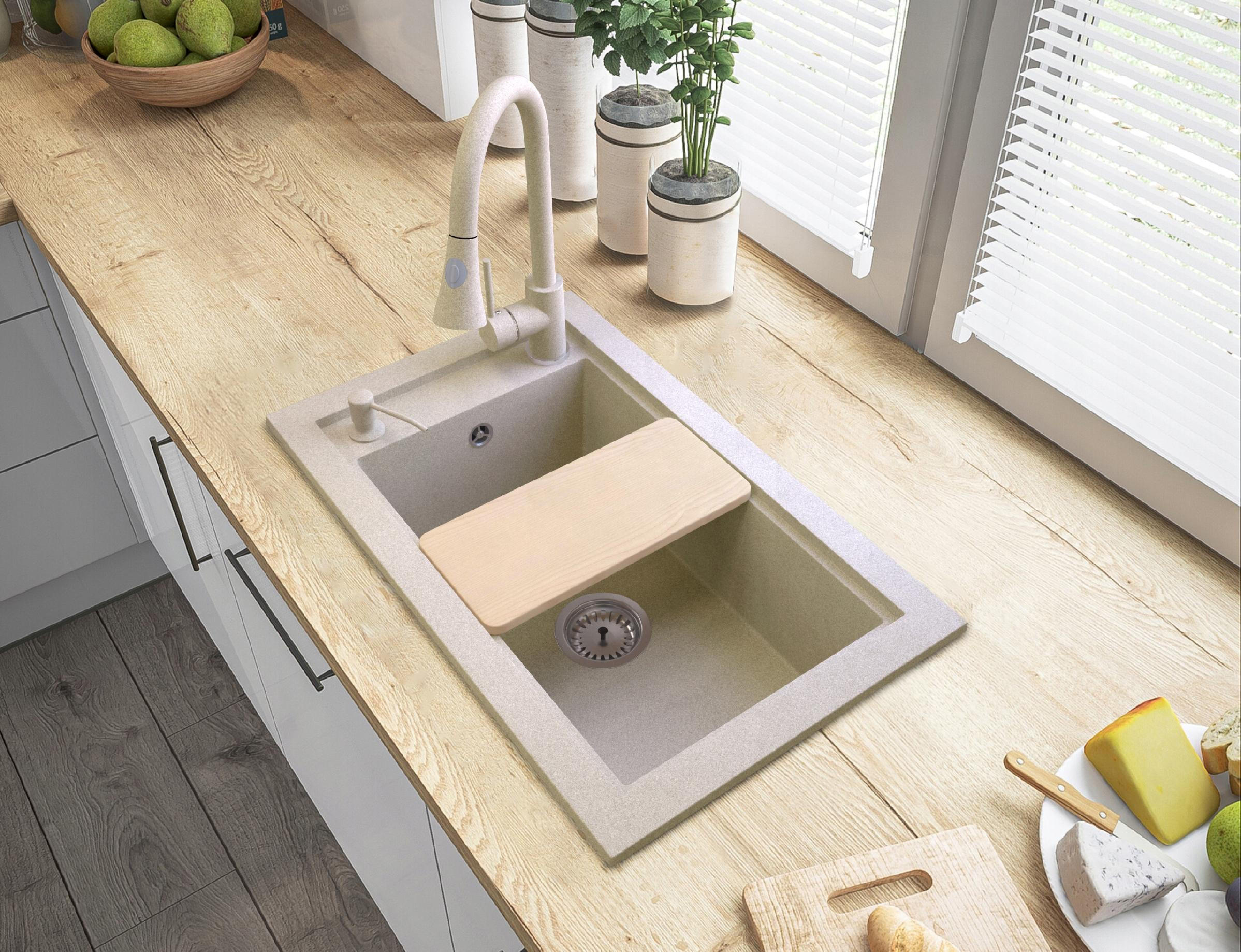 KÜCHENBATTERIE Snake - Beige, Metall (40/29/3cm) - Granitan