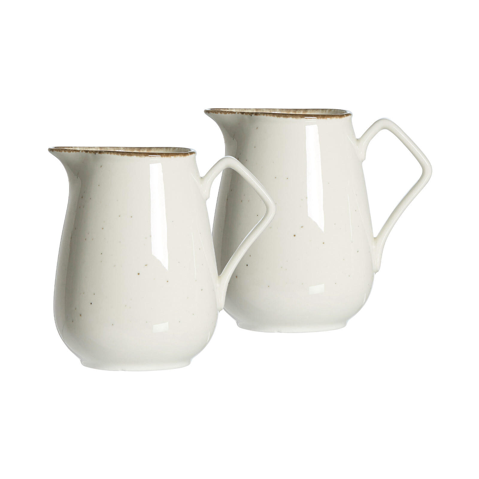 KRÜGE Casa beige 800 ml 2er Set - Beige, Keramik (0.8L) - Ritzenhoff Breker