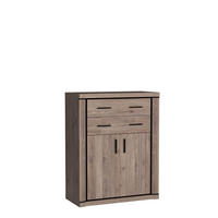 KOMMODE Dallas D-6 Trüffeleiche - Trüffeleichefarben, Holzwerkstoff (97/123/45cm)