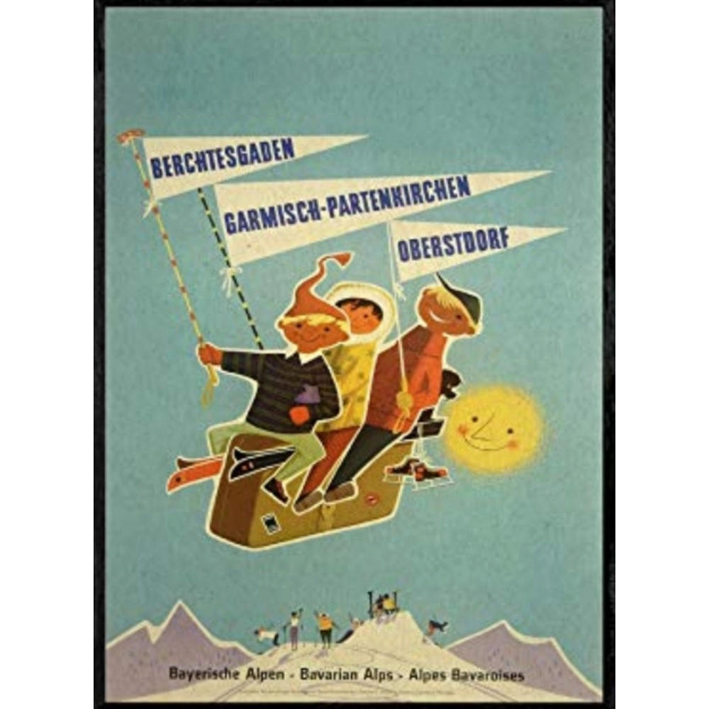 POSTER Europäische Berge Alpen A3 Rahmenlos - Klar, Papier (29.7/5/42cm) - Nacnic