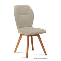ESSZIMMERSTUHL (4er-Set) Donia 51x92x60 Eiche geölt/Natur - Eichefarben/Naturfarben, Kunststoff (60/92/51cm) - 58aufmkessel