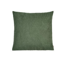 KISSENHÜLLE FarbTon Chenille-Haptik oliven-grün 50/50 cm - Dunkelgrün, Textil (50/50cm) - beties Heimtextil