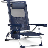 GARTEN-RELAXSESSEL bis 120 kg - Blau, Textil (58.5/74/46cm) - Outtec