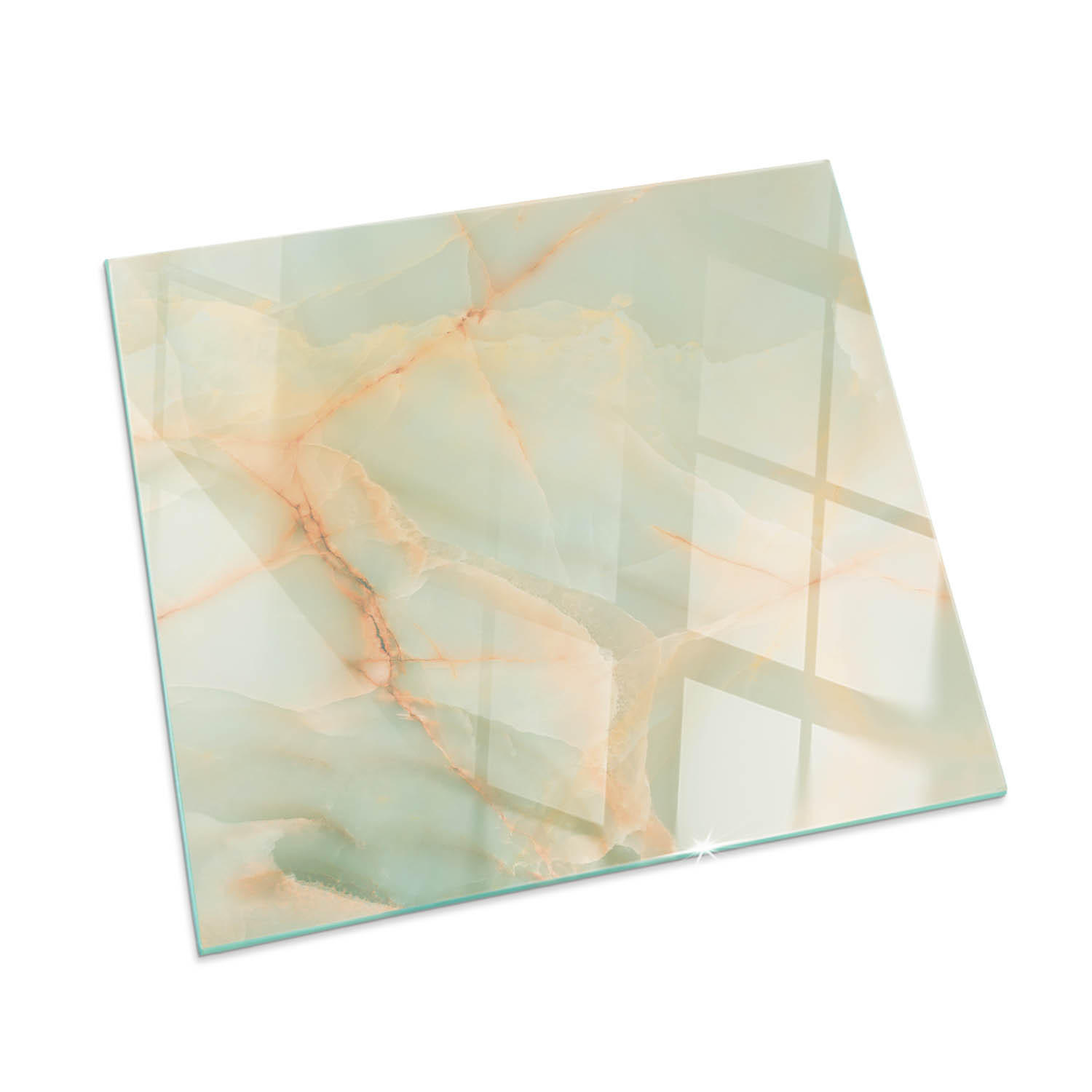 ArtPrintCave Glasplatte Türkis 60x60x0.4 cm