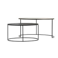 BEISTELLTISCH Paxson Bronze 89/42/46 cm 2er-Set - Bronzefarben, Metall (89/42/46cm) - Light & Living