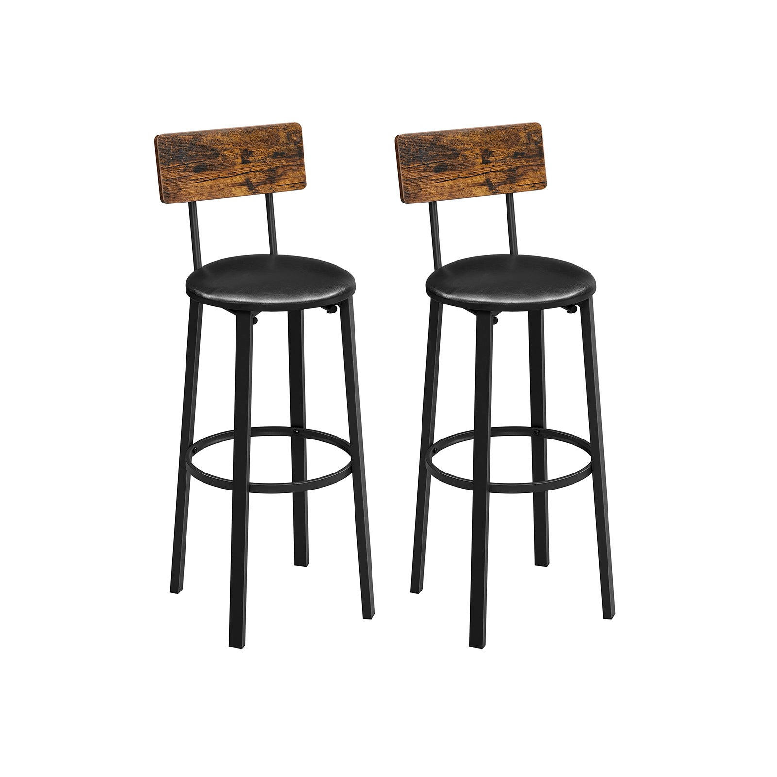 Hansiro Barhocker Braun 39x100x39 cm