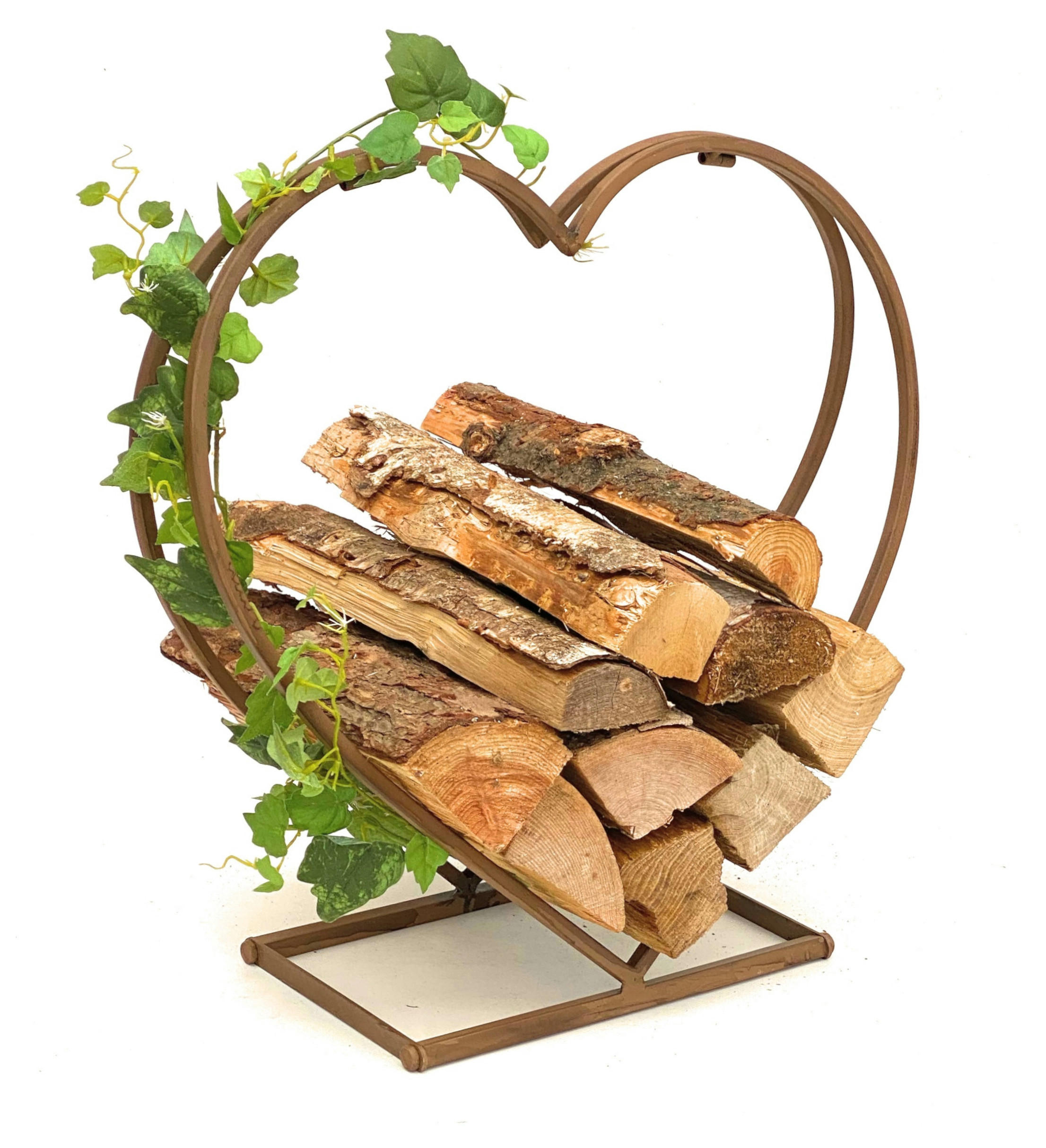 DanDiBo Kaminholzregal Braun 53x51x20 cm