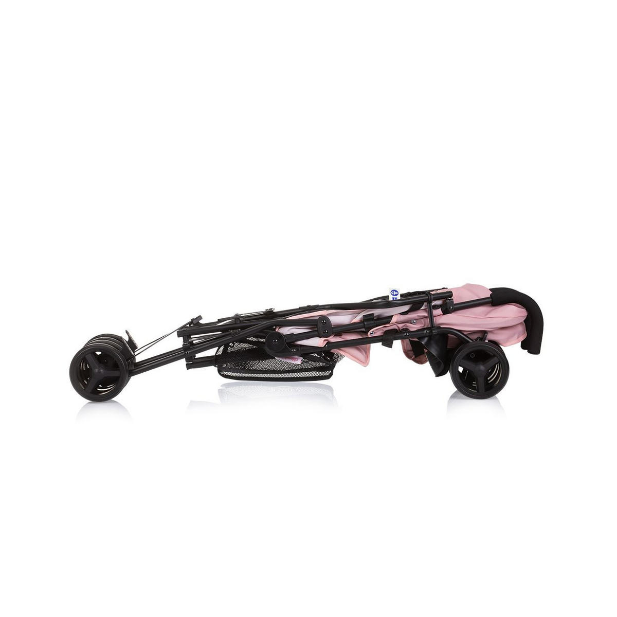 BUGGY Point rosa 5-Punkt-Gurt, Rückenlehne verstellbar, Korb - Rosa, Metall (66/46/100cm) - Chipolino