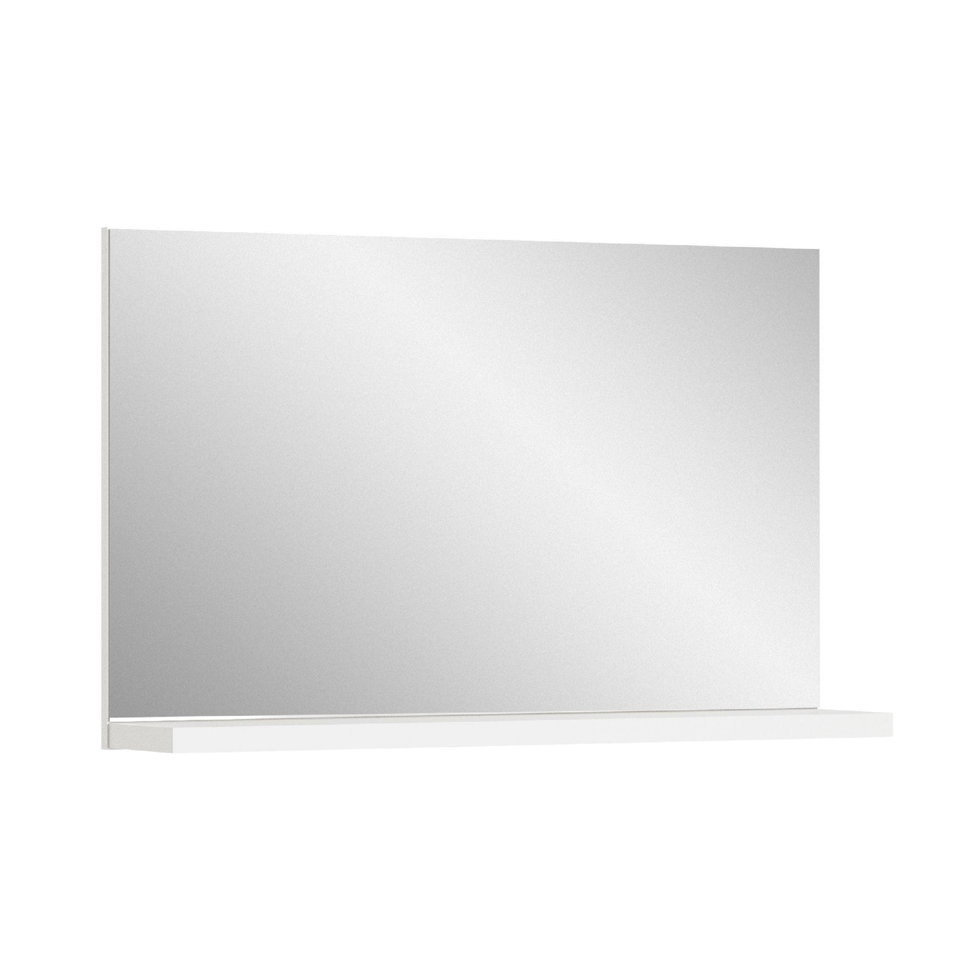 WANDSPIEGEL Shoelove 18/95/59 cm - Weiß, Holzwerkstoff (95/59/18cm) - Xonox