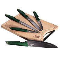 MESSERSET Silber 30/10/30 cm BH2706 - Silberfarben, Holz - Berlinger Haus