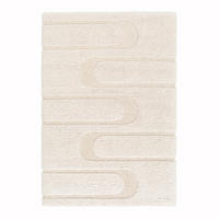 TEPPICH, Weicher, dicker mit Reliefeffekt weiß - Weiß, Textil (120/170cm) - AFK Living