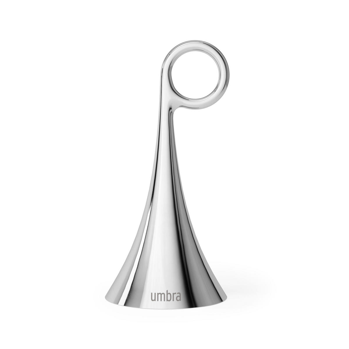 HANDGLOCKE Isa, Chrom - Silberfarben, Metall (7/13/7cm) - Umbra