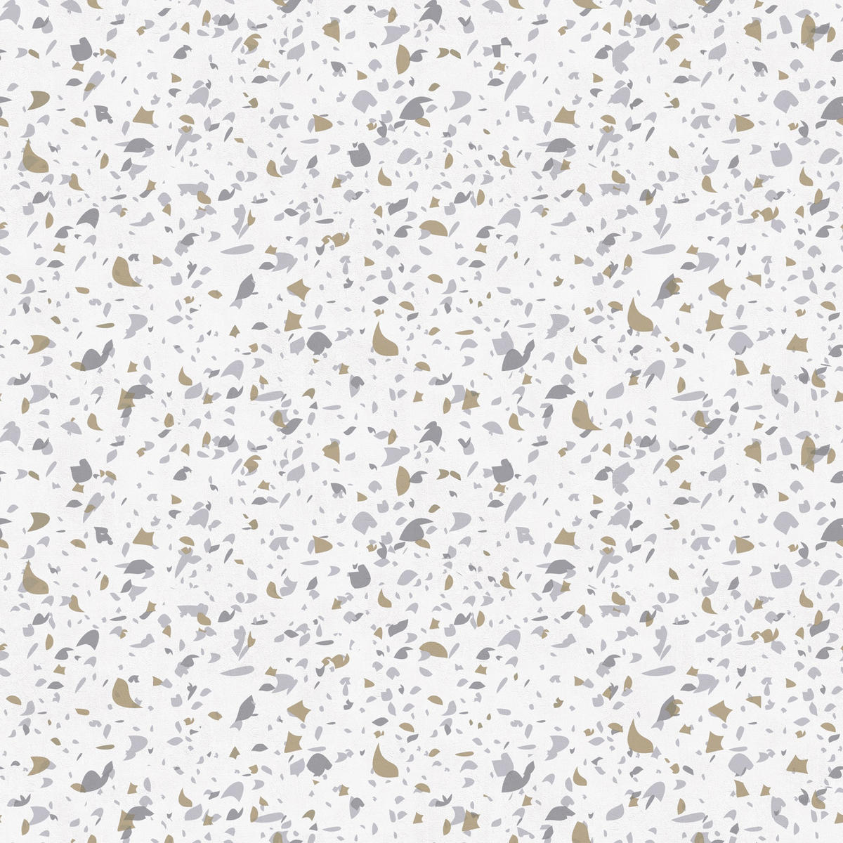 VLIESTAPETE Terrazzo - Weiß, Papier/Kunststoff (52/1005cm) - Superfresco Easy