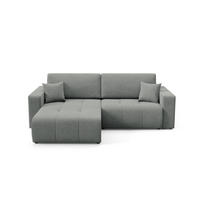 ECKSOFA Augusto - Grau, Holzwerkstoff/Textil (244/149cm) - Fun Möbel