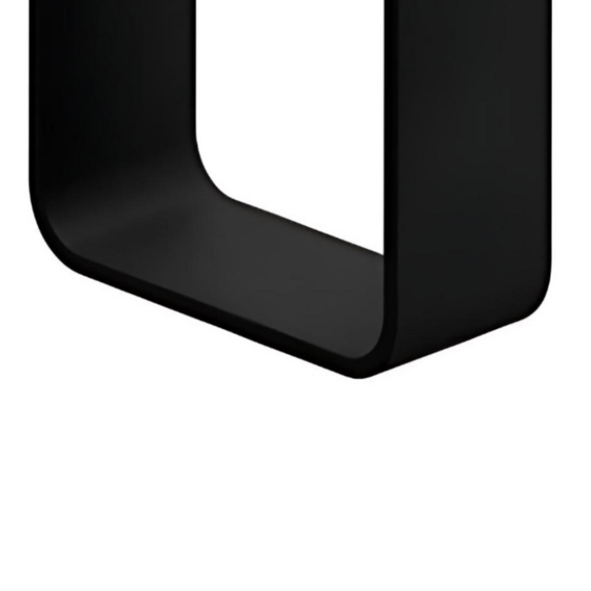 ERSATZROLLENHALTER - Schwarz, Metall (3/22/6.5cm) - Relaxdays